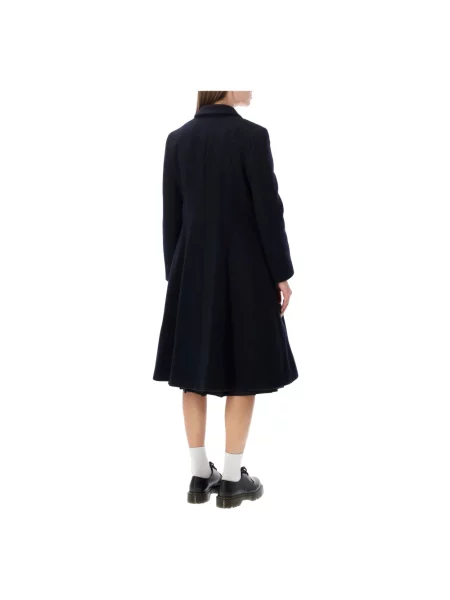 Długi płaszcz Comme Des Garcons niebieski