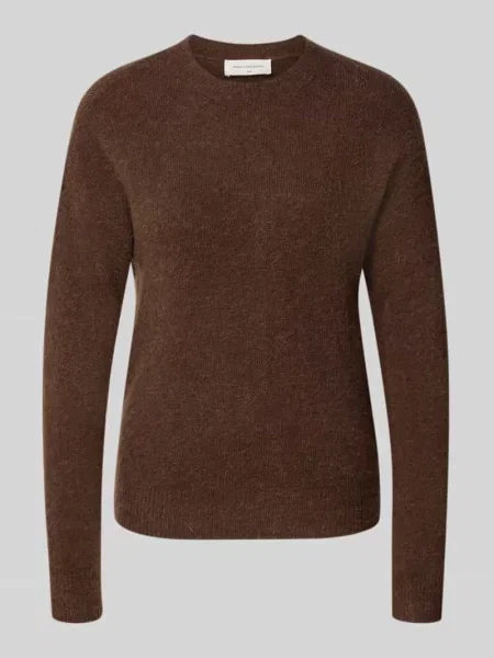 Sweter z dzianiny z okrągłym dekoltem model Festina Hope' Msch Copenhagen