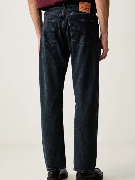 Levi's jeansy straight RELAXED STRAIGHT granatowe