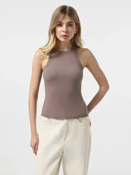 Майка Braska мокко бавовна/еластан