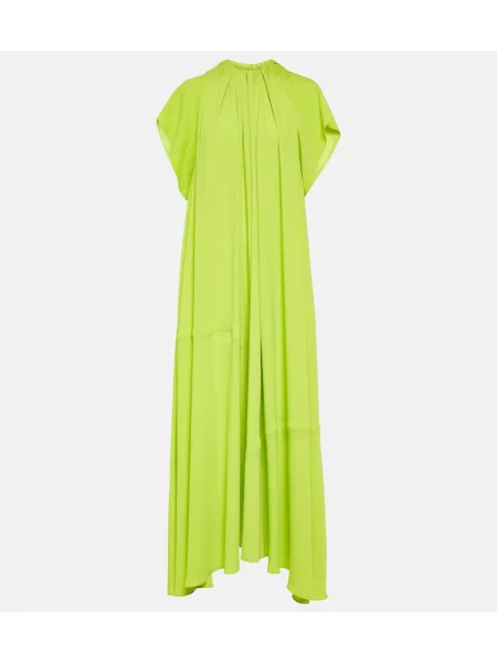 Rochie Mm6 Maison Margiela plisată verde