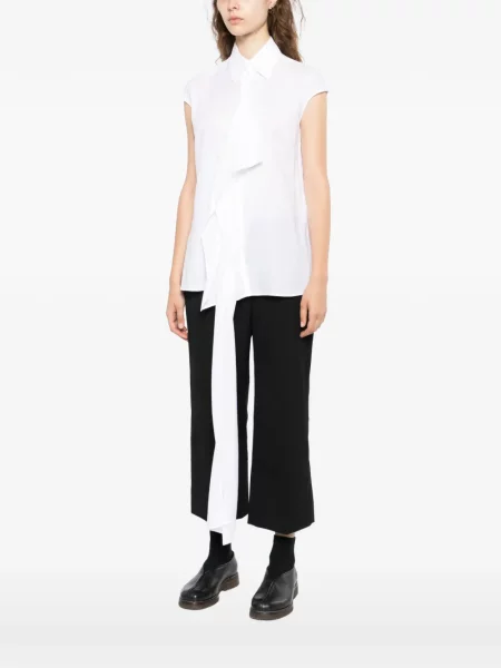 Αμανικας τοπ Yohji Yamamoto λευκό