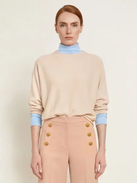 S.Oliver Black Label Sweter beige czarny