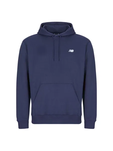 Majica s kapuljačom New Balance od flisa plava
