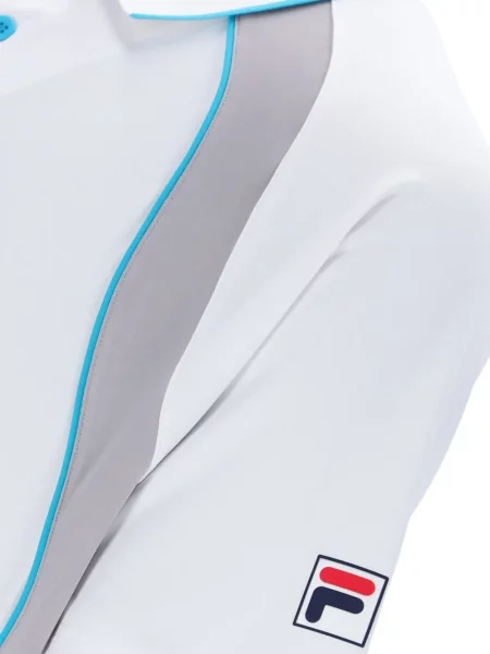 Tricou polo Fila alb
