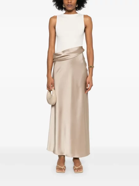 Rochie maxi Nanushka drapată de costum