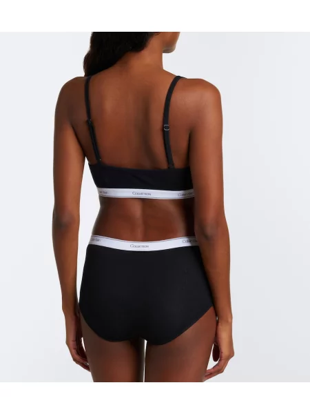 Chiloți briefs Calvin Klein Collection tricotate negru