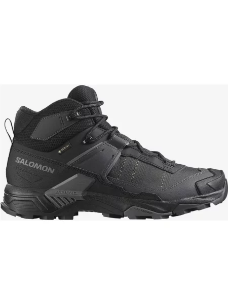 Buty trekkingowe Salomon X Ultra 5 Mid GORE-TEX ciemnoszare 40 czarne