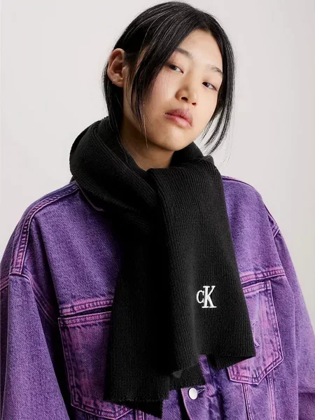 Calvin Klein Шарф чорний