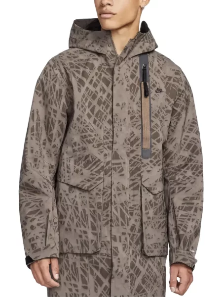 Fleece futó póló Nike autogrammal szürke