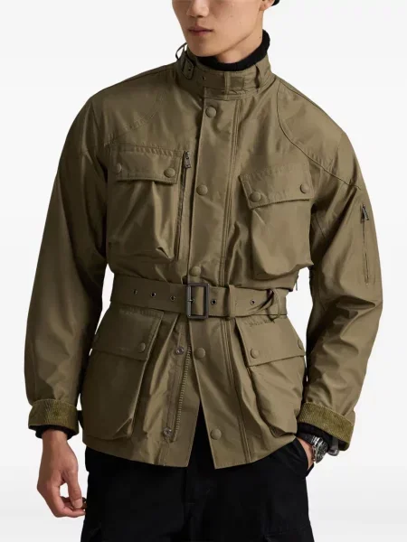 Μικρός κασκέτο Polo Ralph Lauren με χαμηλή μέση υφαίνω διαγωνίως πράσινο