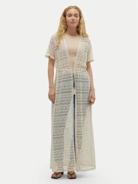 Vero Moda Kardiganas Maya smėlio
