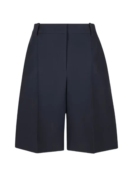 Pantaloni scurți Valentino Garavani cu talie înaltă albastru