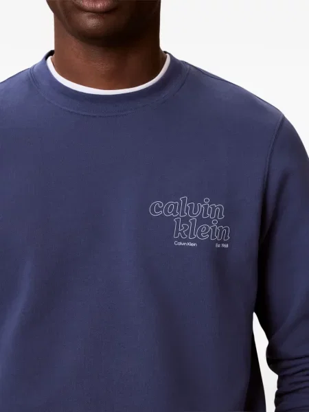 Hanorac Calvin Klein cu imagine albastru