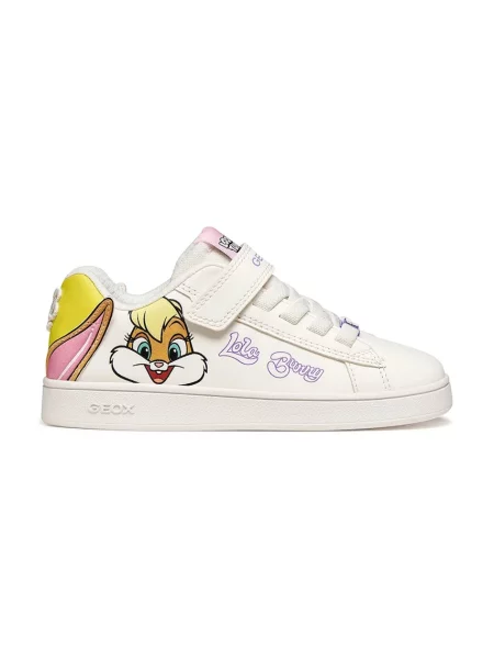 Geox Детски маратонки ECLYPER x Looney Tunes бяло