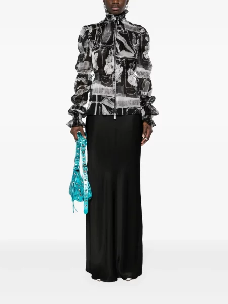 Hedvábná halenka Off-white bílá