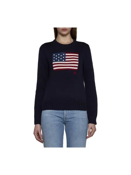 Sweter Polo Ralph Lauren granatowy