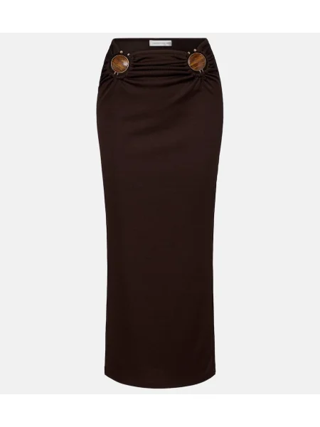 Fusta maxi Christopher Esber maro