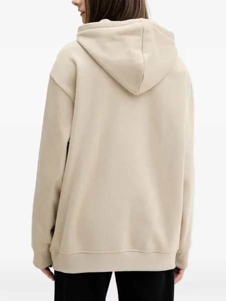 Hanorac cu glugă Adidas cu dungi cu broderie cu cordon negru