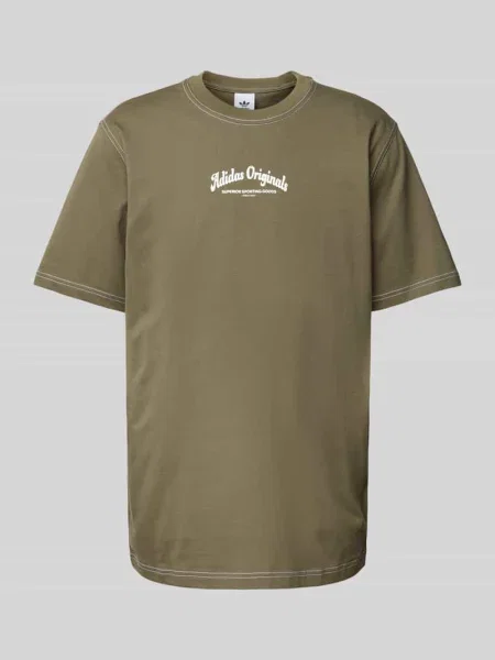 Adidas Originals t-shirt Wabash z nadrukiem zielony