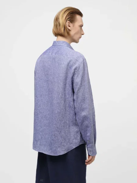 Рубашка Emporio Armani синяя