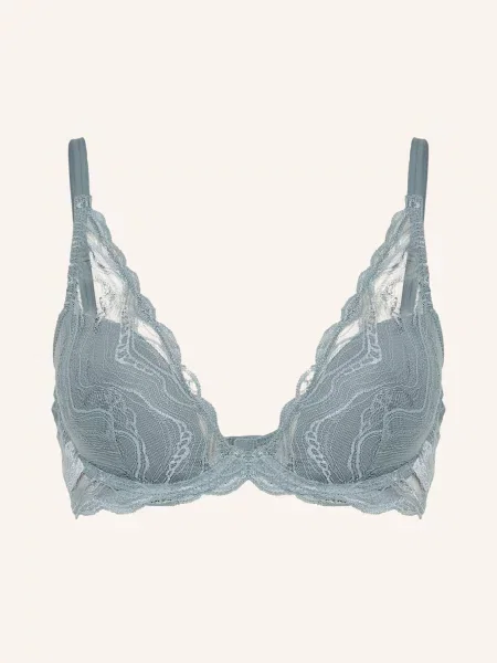 Calvin Klein Vyztužená Podprsenka Lightly Lined černošedá