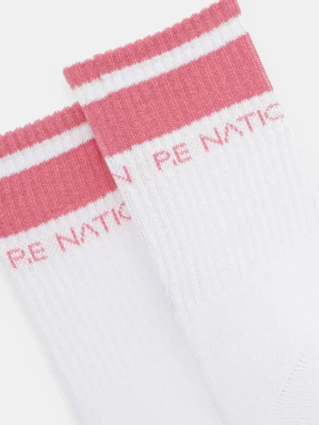 P.E Nation Ponožky Homage bílé