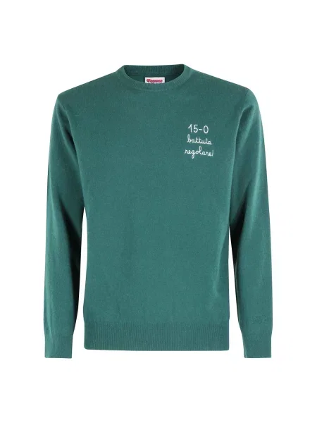 Sweter Mc2 Saint Barth wełniany zielony
