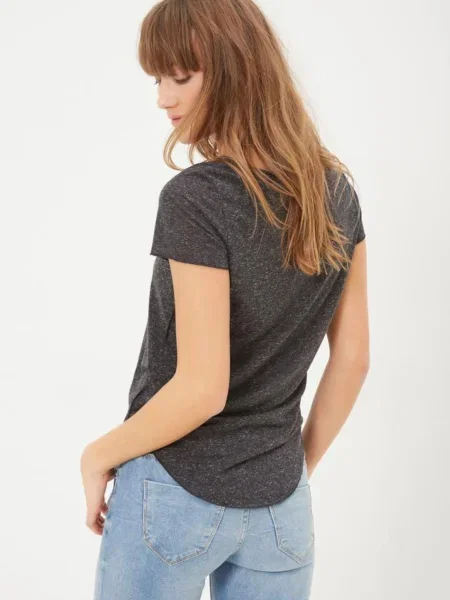 VERO MODA Majica Vmlua temno siva