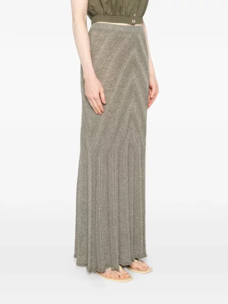 Fustă midi Twinset verde