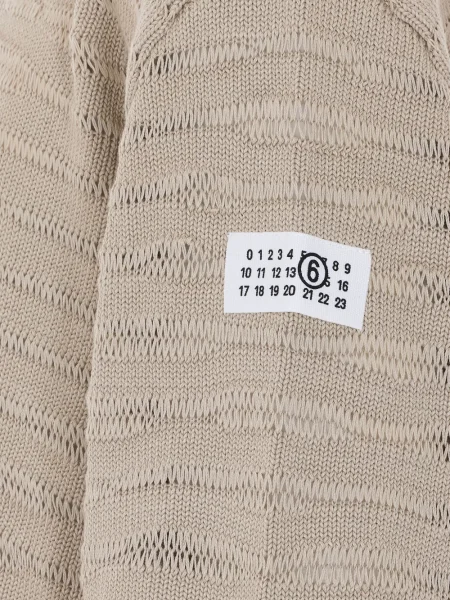 Pulover Mm6 Maison Margiela cu decolteu rotund