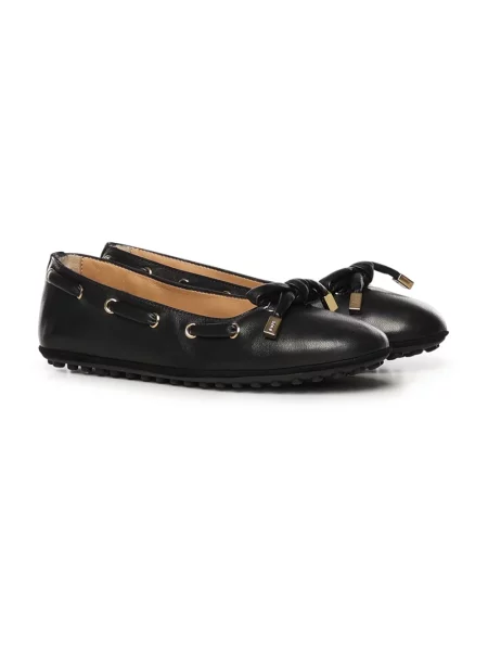 Balerinki Tod's skórzane czarne
