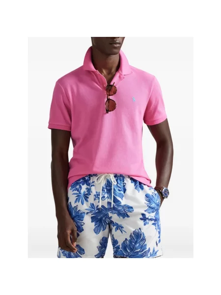 Polo Polo Ralph Lauren z siateczką różowe