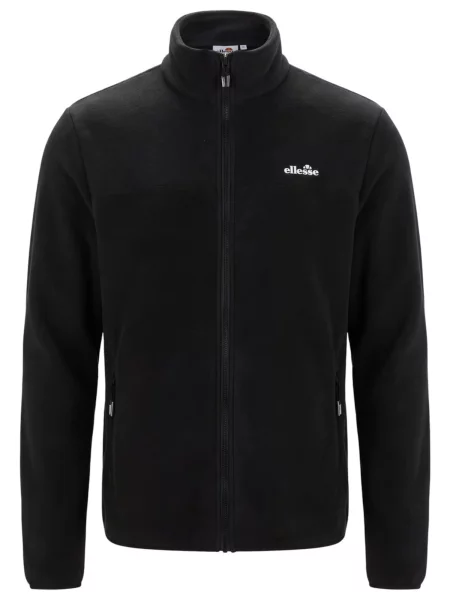 ELLESSE Jachetă fleece Monterras negru alb