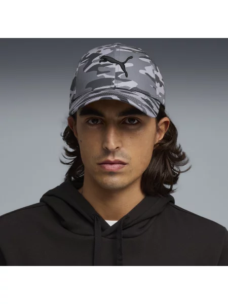 PUMA Czapka z daszkiem Essentials Elevated z nadrukiem Akcesoria OSFA czarny