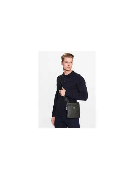 Guess Brašna Certosa Saffiano Smart HMECSA černá