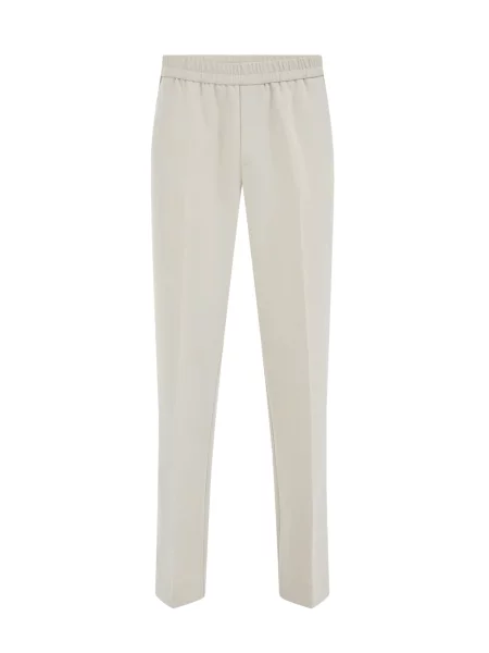 WE Fashion Pantaloni cu dungă crem