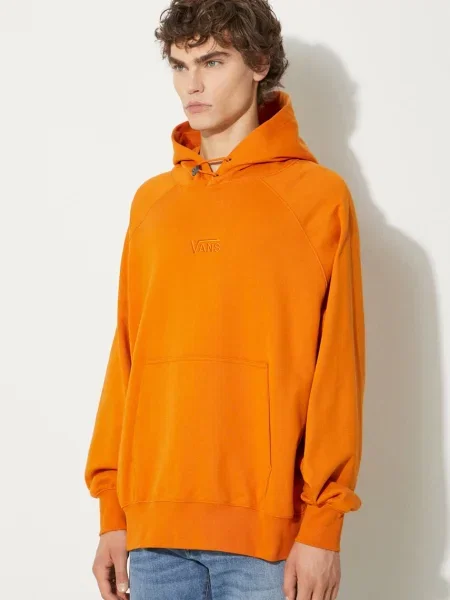 Mikina Vans Premium Classics LX Hoodie Fleece oranžová