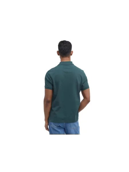 Koszulka polo Barbour niebieska