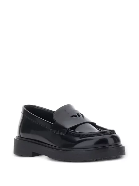 Mokasyny dziecięce Emporio Armani czarne
