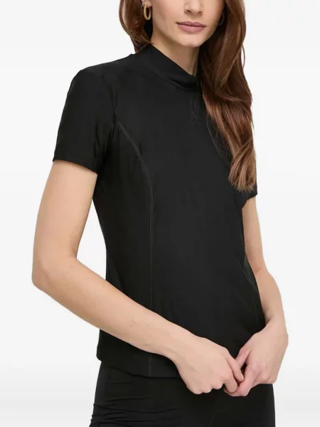 Tricou Patrizia Pepe scurt negru