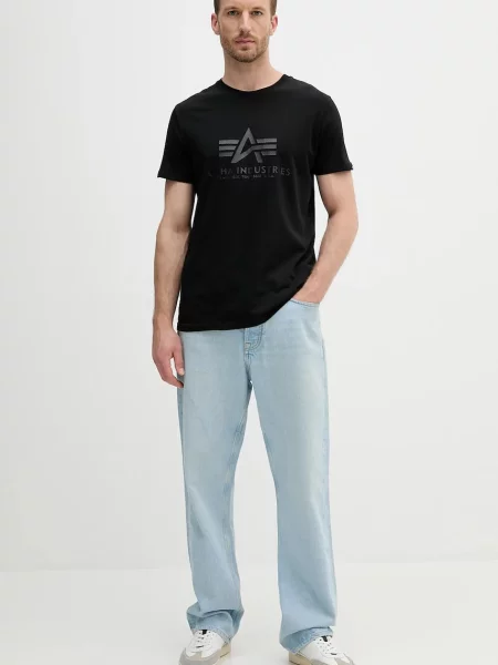 Alpha Industries Tričko Basic čierna