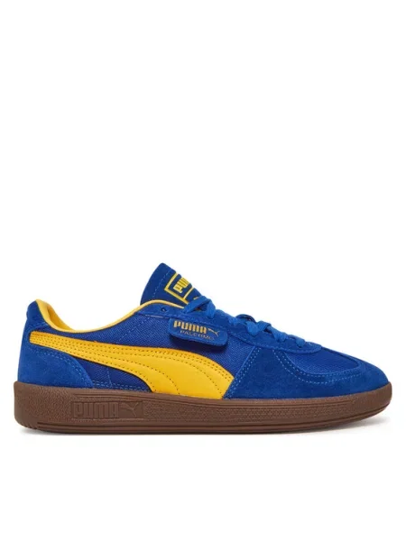 Sneakers Puma Palermo Vintage Update Vivid Blue-Sunny Yellow EUR 41 albastru
