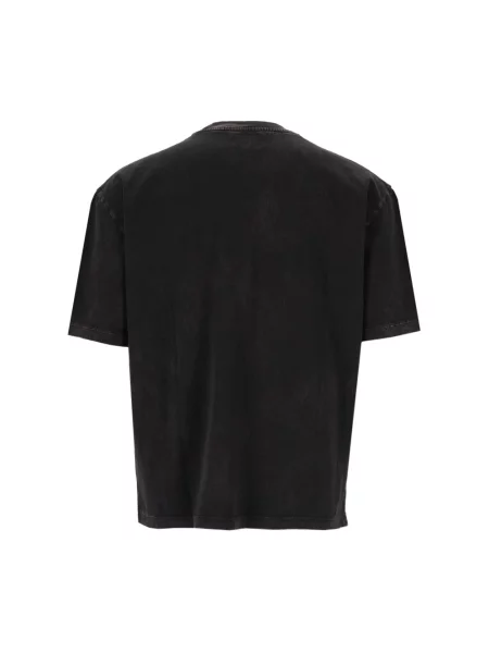 Krótka koszulka Amish czarna