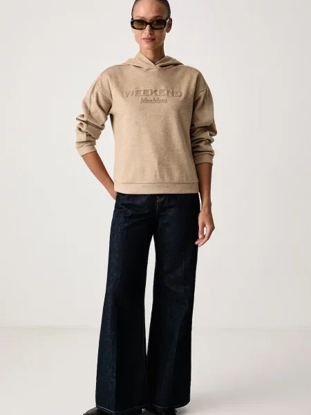 Шерстяной свитер Weekend Max Mara с капюшоном