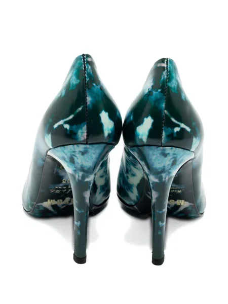 Pantofi cu toc Msgm cu imagine albastru