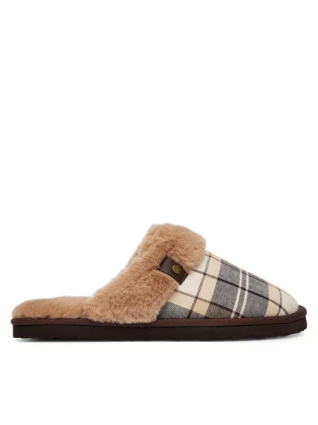 Barbour Papuci de casă ClaudiaTartanSlipper maro