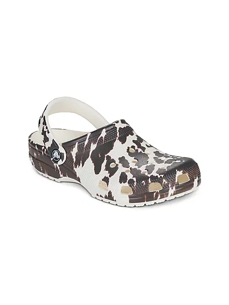 Crocs natikači Classic Pop Animal Clog bež
