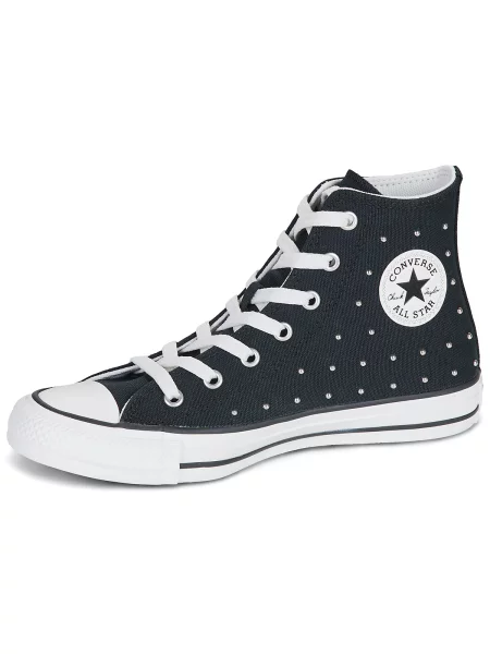 Členkové topánky Converse čierna