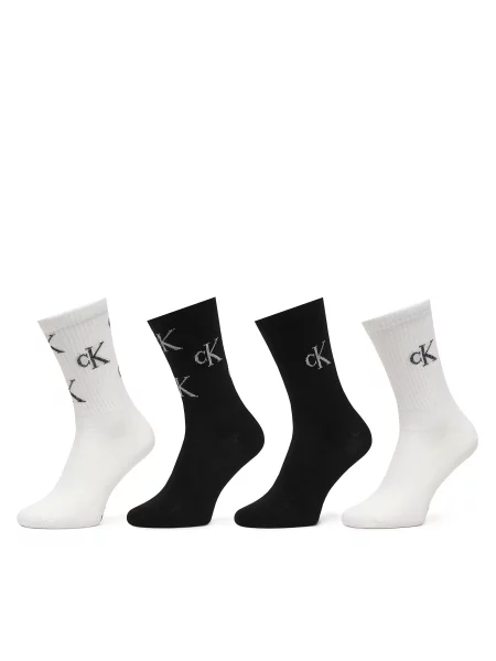 Calvin Klein nogavice paket 4 kosov črna